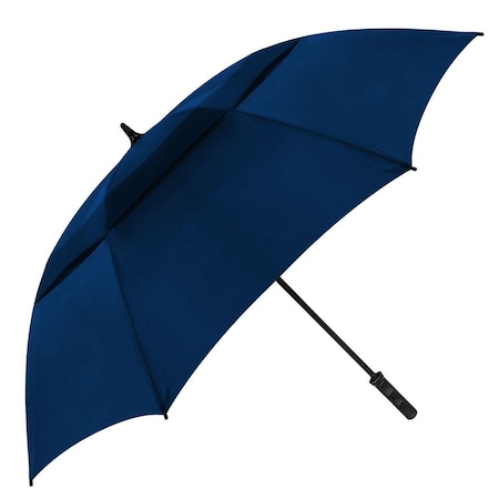 Natico Originals 64 in. Vented Tornado Tamer Umbrella Navy Blue 60-83-NBL